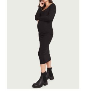 Hatch Longsleeve Body Dress